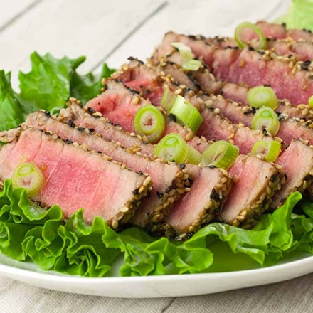 Sesame-Crusted Tuna Steaks