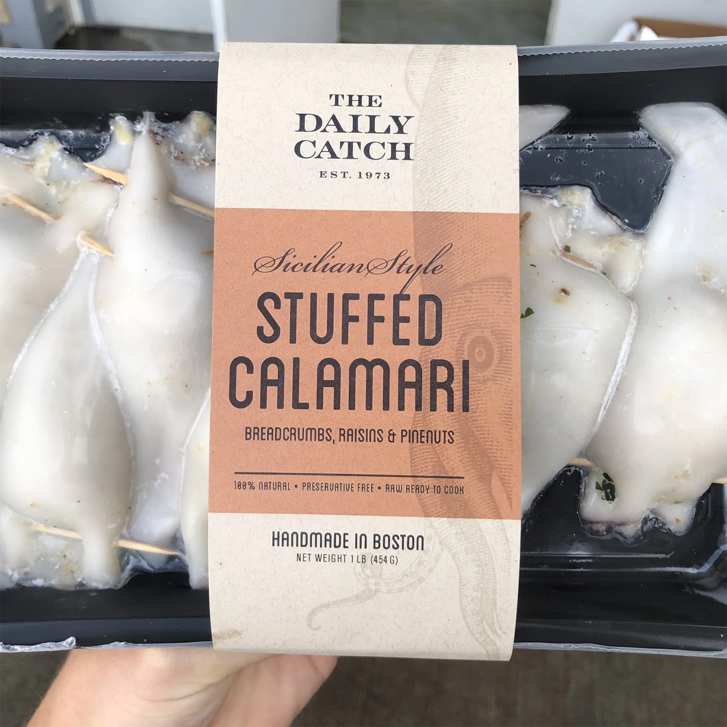 Daily Catch Stuffed Calamari